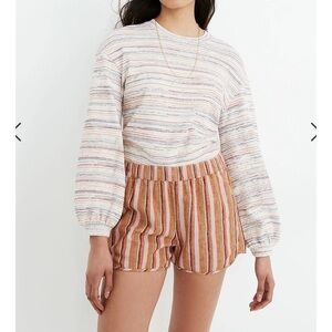 Madewell Linen-Cotton Pull-On Shorts